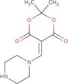 2,2-dimethyl-5-(piperazinylmethylene)-1,3-dioxane-4,6-dione