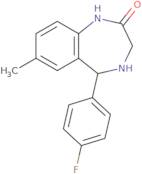 5-(4-Fluorophenyl)-7-methyl-2,3,4,5-tetrahydro-1H-1,4-benzodiazepin-2-one