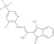 2-((2-(3-chloro-5-(trifluoromethyl)-2-pyridyl)hydrazino)ethylidene)indane-1,3-dione