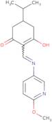 2-(((6-methoxy(3-pyridyl))amino)methylene)-5-(isopropyl)cyclohexane-1,3-dione