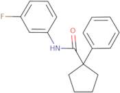 N-(3-fluorophenyl)-1-phenylcyclopentane-1-carboxamide