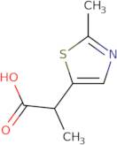 2-(2-Methyl-1,3-thiazol-5-yl)propanoic acid