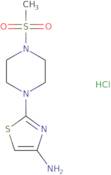 2-(4-(Methylsulfonyl)piperazin-1-yl)thiazol-4-amine hydrochloride