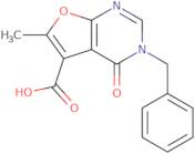 3-Benzyl-6-methyl-4-oxo-3,4-dihydrofuro[2,3-d]pyrimidine-5-carboxylic acid