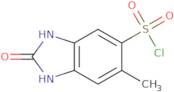 6-Methyl-2-oxo-2,3-dihydro-1H-benzimidazole-5-sulfonyl chloride