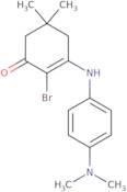 3-((4-(dimethylamino)phenyl)amino)-2-bromo-5,5-dimethylcyclohex-2-en-1-one