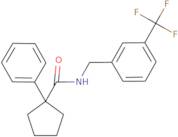 1-phenyl-N-{[3-(trifluoromethyl)phenyl]methyl}cyclopentane-1-carboxamide