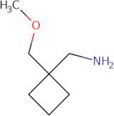 [1-(Methoxymethyl)cyclobutyl]methanamine