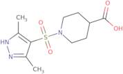 1-[(3,5-Dimethyl-1H-pyrazol-4-yl)sulfonyl]piperidine-4-carboxylic acid