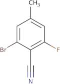 2-Bromo-6-fluoro-4-methylbenzonitrile