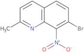 7-Bromo-2-methyl-8-nitroquinoline