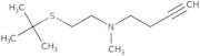 (But-3-yn-1-yl)[2-(tert-butylsulfanyl)ethyl]methylamine