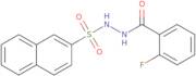 N'-(2-Naphthalenylsulfonyl)-2-fluoro-benzoic acid hydrazide