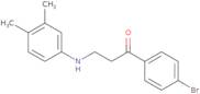 1-(4-Bromophenyl)-3-(3,4-dimethylanilino)-1-propanone