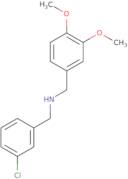 1-(3-Chlorophenyl)-N-(3,4-dimethoxybenzyl)methanamine