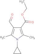 Ethyl 1-cyclopropyl-4-formyl-2,5-dimethyl-1H-pyrrole-3-carboxylate