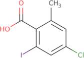 4-Chloro-2-iodo-6-methylbenzoic acid