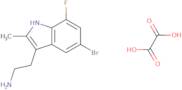 2-(5-Bromo-7-fluoro-2-methyl-1H-indol-3-yl)ethylamine oxalate