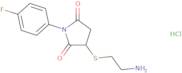 3-[(2-Aminoethyl)thio]-1-(4-fluorophenyl)-2,5-pyrrolidinedione hydrochloride