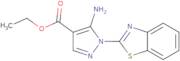 ethyl 1-benzothiazol-2-yl-5-imino-3-pyrazoline-4-carboxylate