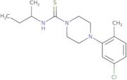 (4-(5-chloro-2-methylphenyl)piperazinyl)((methylpropyl)amino)methane-1-thione