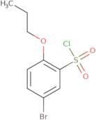 5-Bromo-2-propoxybenzene-1-sulfonyl chloride