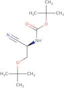 tert-Butyl (R)-(2-(tert-butoxy)-1-cyanoethyl)carbamate