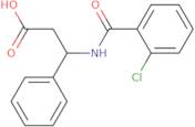 3-[(2-Chlorophenyl)formamido]-3-phenylpropanoic acid