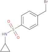 4-(Bromomethyl)-N-cyclopropylbenzene-1-sulfonamide