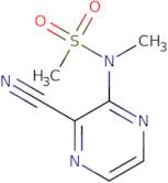 N-(3-Cyanopyrazin-2-yl)-N-methylmethanesulfonamide
