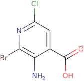 3-Amino-2-bromo-6-chloropyridine-4-carboxylic acid