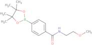 [4-(2-Methoxyethylamine-1-carbonyl)phenyl]boronic acid pinacol ester