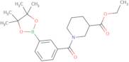 3-[3-(Ethoxycarbonyl)piperidine-1-carbonyl]phenylboronic acid pinacol ester