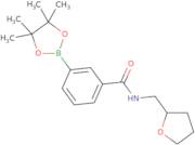 {3-[(Tetrahydrofuran-2-ylmethyl)carbamoyl]phenyl}boronic acid pinacol ester