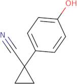 1-(4-Hydroxyphenyl)cyclopropane-1-carbonitrile