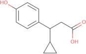 3-Cyclopropyl-3-(4-hydroxyphenyl)propanoic Acid