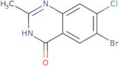 6-Bromo-7-chloro-2-methylquinazolin-4-ol