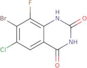 7-Bromo-6-chloro-8-fluoroquinazoline-2,4(1H,3H)-dione