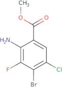 Methyl 2-amino-4-bromo-5-chloro-3-fluorobenzoate