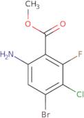Methyl 6-amino-4-bromo-3-chloro-2-fluorobenzoate