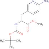 Methyl (2S)-3-(6-aminopyridin-3-yl)-2-[(2-methylpropan-2-yl)oxycarbonylamino]propanoate