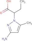 2-(3-Amino-5-methyl-1H-pyrazol-1-yl)butanoic acid