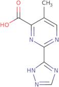 5-Methyl-2-(4H-1,2,4-triazol-3-yl)pyrimidine-4-carboxylic acid