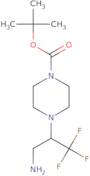 tert-Butyl 4-(3-amino-1,1,1-trifluoropropan-2-yl)piperazine-1-carboxylate