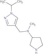 N-Methyl-N-{[1-(propan-2-yl)-1H-pyrazol-4-yl]methyl}pyrrolidin-3-amine