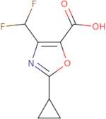 2-Cyclopropyl-4-(difluoromethyl)-1,3-oxazole-5-carboxylic acid