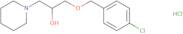 1-[(4-Chlorobenzyl)oxy]-3-piperidin-1-ylpropan-2-ol hydrochloride