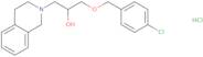 1-[(4-Chlorophenyl)methoxy]-3-(1,2,3,4-tetrahydroisoquinolin-2-yl)propan-2-ol hydrochloride