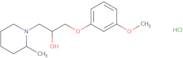 1-(3-Methoxyphenoxy)-3-(2-methylpiperidin-1-yl)propan-2-ol hydrochloride