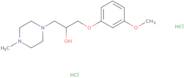 1-(3-Methoxyphenoxy)-3-(4-methylpiperazin-1-yl)propan-2-ol dihydrochloride